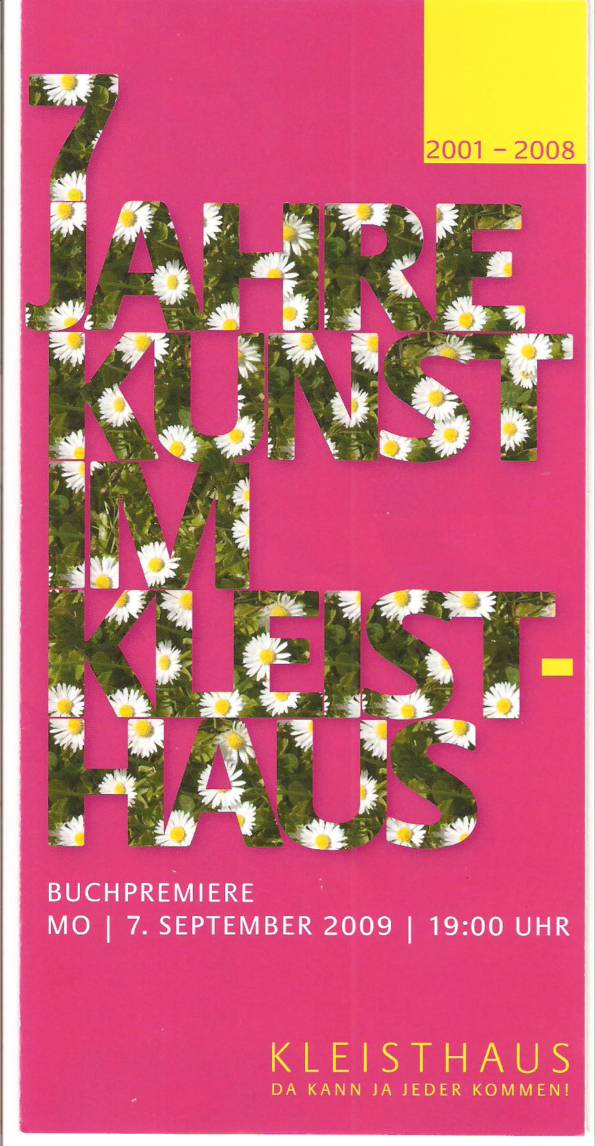 7 Jahre Kunst im Kleisthaus
