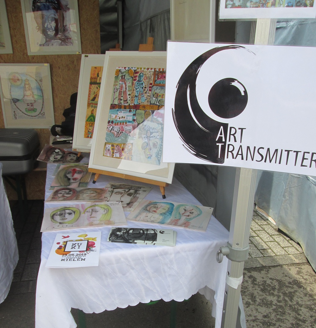 Art-Transmitter mit Kunst-Pavillon auf der Luxemburger KUKI 2019