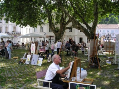 Saar-Lor-Lux-Montmartre auf dem Saarbrücker Ludwigsplatz
