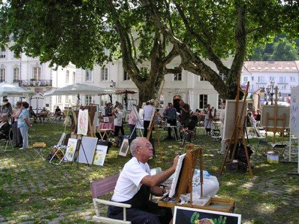 Malertreff am 13. August auf dem Saarbrücker Ludwigsplatz