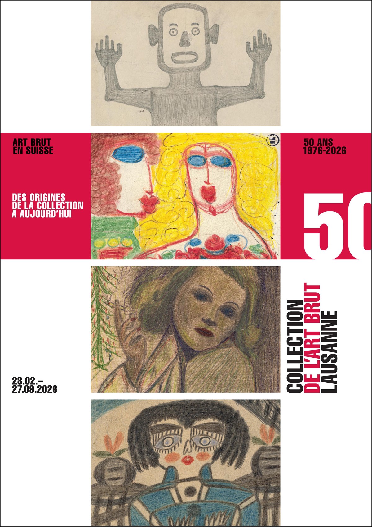 La Collection de l`Art Brut fête ses 50 ans