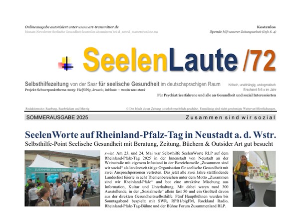 SEELENLAUTE-Zeitung 72 print & online